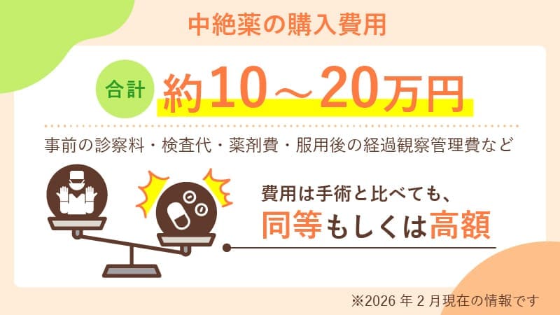 中絶薬の費用はどれくらい？